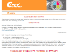 Tablet Screenshot of copycentarns.co.rs
